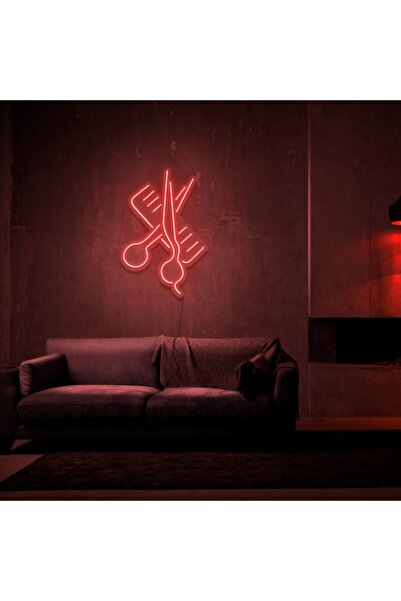 HONEY CONCEPT Erkek Berber Neon Led Duvar Yazısı Dekoratif Duvar Aydinlatmasi...