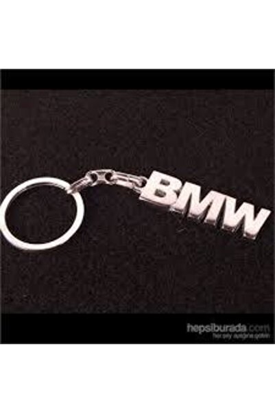 FEYEZAN-AVM Metal Car Keychain with Bmw Text Logo - Chrome Plated