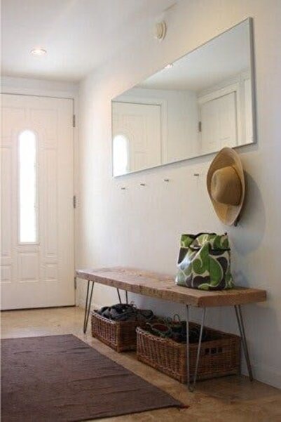 Karadeniz Dizayn Karadeniz Dizayn Ceviz Renk Krom Metal Ayaklı Puf ,tabure ,1...