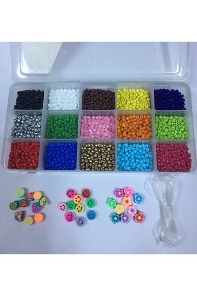 YAĞMUR BİJUTERİ (NO:6) Set za hobi izradu nakita Fimo Sa perlama 20 vrsta