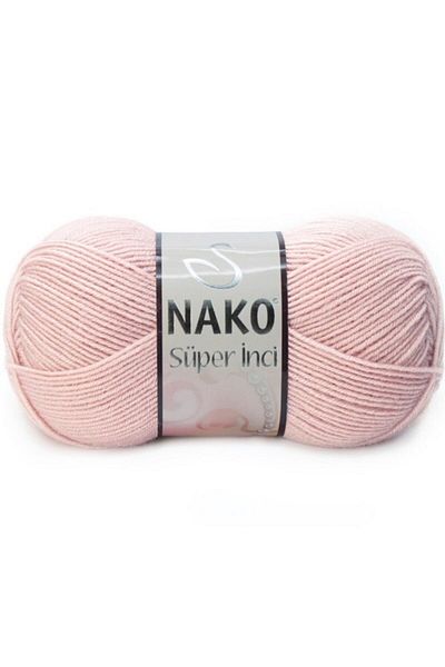NAKO Πλεκτό νήμα χειρός Super Pearl 25% μαλλί 1479 ανοιχτή πούδρα
