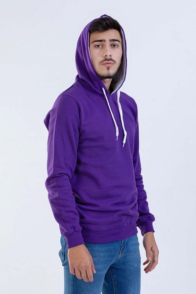 Raf Coll Φούτερ Unisex μωβ με κουκούλα