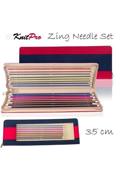 KnitPro (47407) Knitpro Zing Σετ Μπρίζας Πλεξίματος 35 εκ