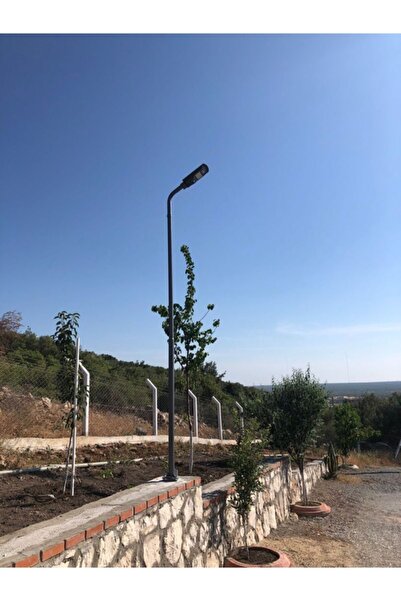 HASEN PASLANMAZ 3 Mt Güneş Enerjili Lamba için Aydınlatma Direği