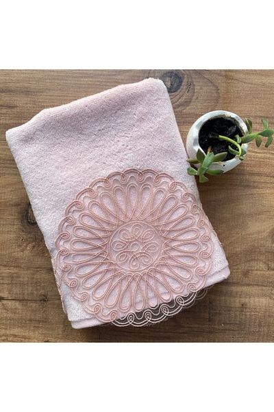 Çeyiz Bahçesi Βελούδινη πετσέτα Hayal Powder