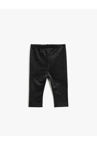 Koton Heart Printed Leggings with Elastic Waist