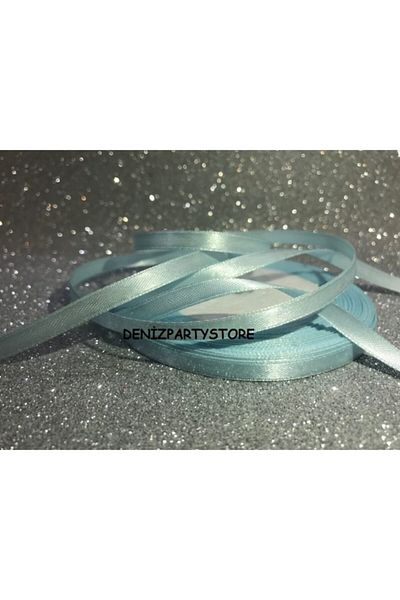 Deniz Party Store Σατέν κορδέλα 6 mm 23 μέτρα (25 γιάρδες) 1 τεμάχιο μπλε