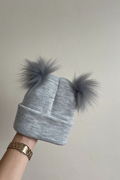 Vipfoni Double Pompom Girl's Beret