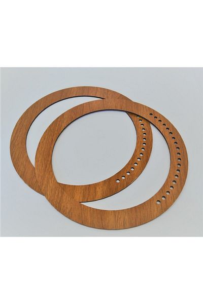 DMahşap Λαβή τσάντας κοπής με λέιζερ Model-3