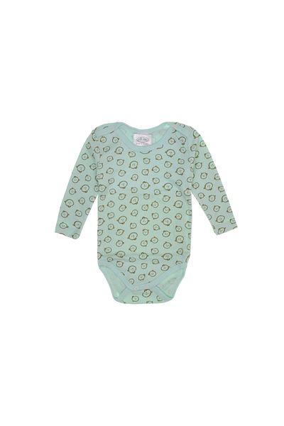 NAR TEKSTİL Bear Printed Snap Badi