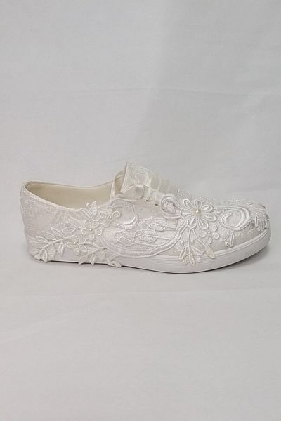 Berush Bride 920 Series Wedge Heel Bead Laced Wedding Dress Shoes