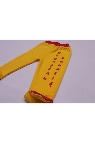 GÜLÜCÜK Single Bottom with Fan Printed Booties