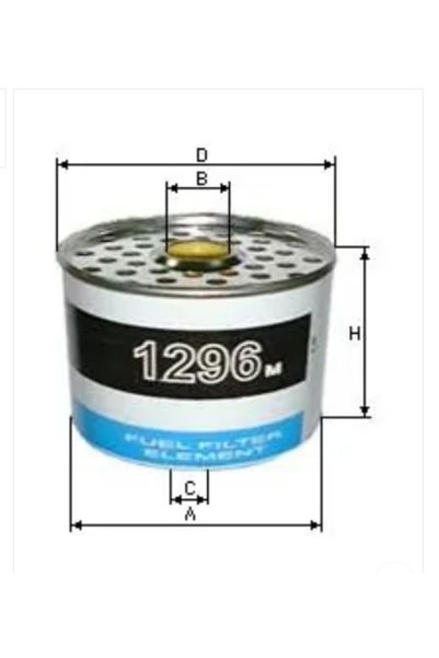 ŞAMPİYON Mazot Filtresi Ce1296m De 1001 F Eleman Fil 101 As 301 P 917 X Cav296