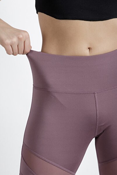 cervus Tulle Detailed High Waist Flexible and Recovery Sports Leggings