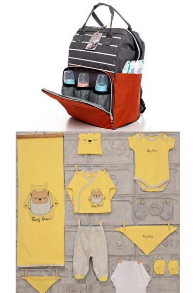 Sahra حقيبة ظهر للعناية بالأم والطفل ومجموعة خروج من المستشفى مصنوعة من القطن...