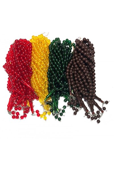 Yasir مسبحة صلاة أكريليك - 33 قطعة، 10 مم، لتوزيع الحج والعمرة، 3 مجموعات