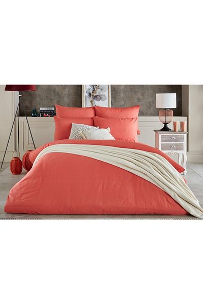 Doqu Home طقم غطاء لحاف Dreamlife برتقالي - فردي