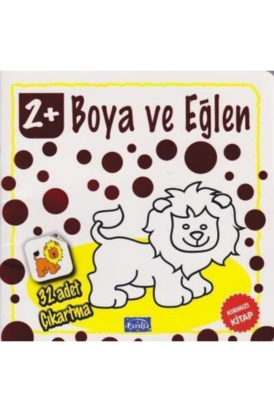 Parıltı Yayınları Boya ve Eğlen Kırmızı Kitap