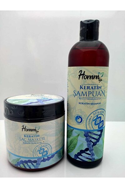 Homm Bitkisel Keratin Saç Bakım Seti