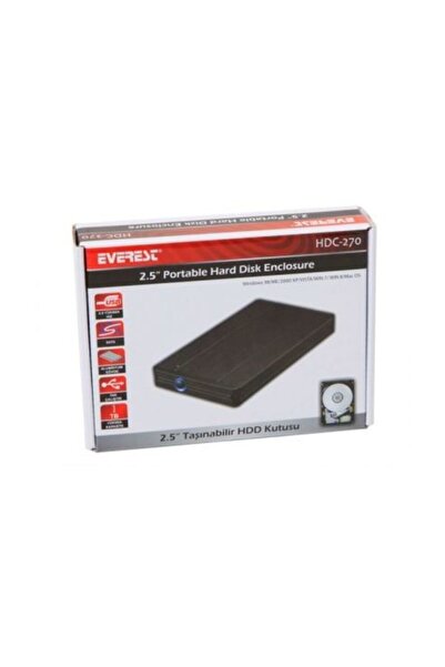 Everest Hdc-270 Harici 2.5" Usb 2.0 Sata Harddisk Kutusu