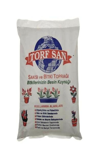 TORFSAN 10 Litre Bahçe,saksı Ve Çiçek Toprağı Torf Perlit Organik Gübre Karışımı