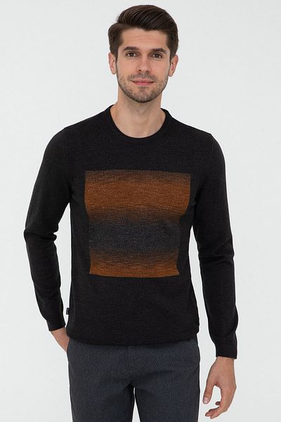Pierre Cardin Ανδρικό πουλόβερ Anthracite Melange G021SZ0TK.0001281807