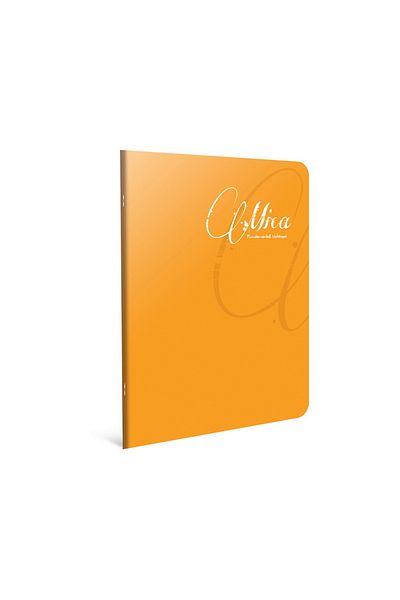 Gıpta ميكا A4 80 ورقة غطاء بلاستيكي دفتر مدرسي (1708) أصفر مربعات