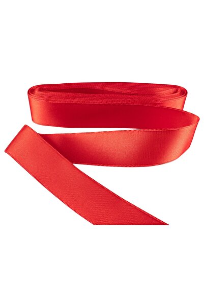 Kına Atölyesi شريط ساتان أحمر 3 سم 10 متر