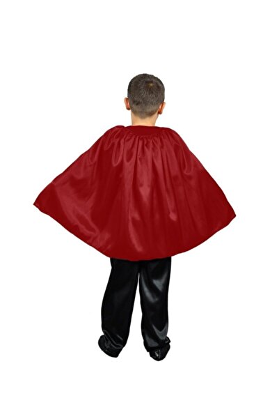 Annee Bakk Kırmızı Çocuk Pelerini 90cm, Renkli ve Eğlenceli Giyim Çocuklar İçin