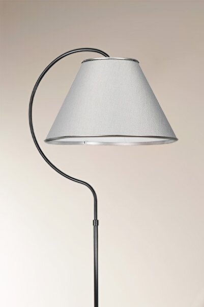 VENON Aydınlatma Lambader Silver Mia Elips Siyah (silver Çember) A.gri Şapka