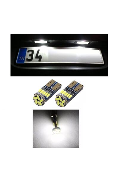 Fardoktoru Chevrolet Captıva Led Plaka Lambası Aydınlatma Ampulü T10 W5w
