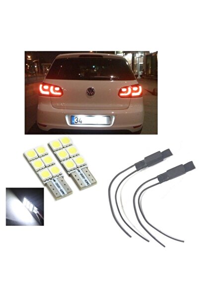 Fardoktoru Vw Golf 6 Beyaz Led Plaka Lambası Ampul Seti