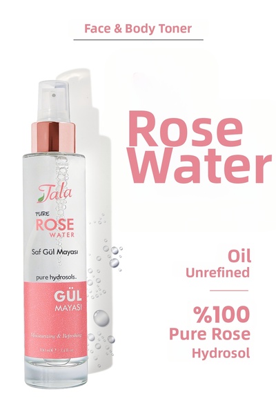 Tala Rose Yeast Pore Tightening, Brightening and Purifying 100% Pure Rose Wat...