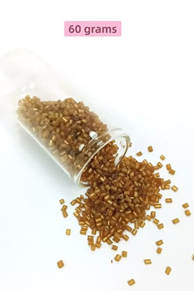 Mestore Cut glass beads 2mm - 60 grams - transparent brown - bnc354