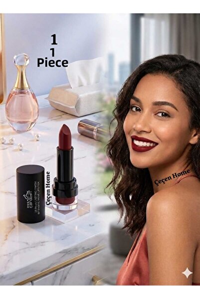 ÇEÇEN HOME (1 Piece) Lipstick That Provides Intense Color and Moisturization,...