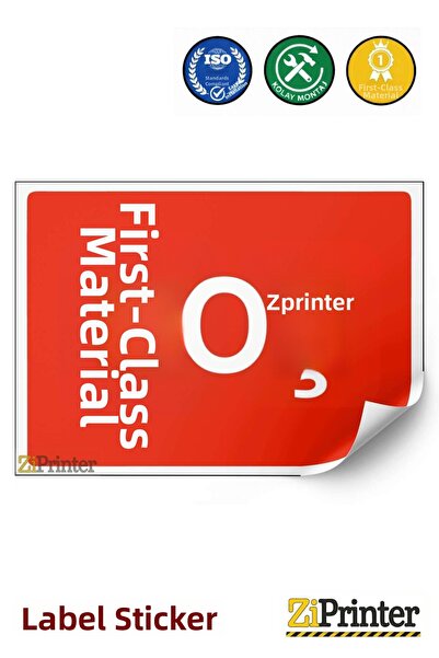 ZiPrinter ملصق تحذير: من الممنوع دخول الأشخاص على الآلات، 50x70 سم