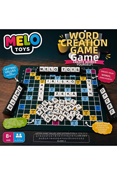 Melo TOYS لعبة إنشاء الكلمات