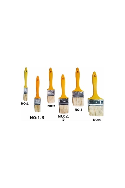 TOPALAKTİCARET Pensula Eco Kestirme Nr:2 Pensula pentru vopsea de calitate ec...