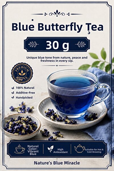 Bayguru Blue Tea 30Gr – Butterfly Pea Flower Tea |   Natural & Additive-Free ...