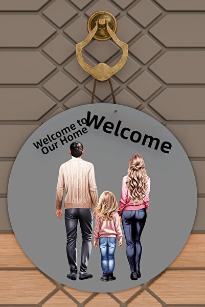 Dormot High-Quality Digital Printing, Standard Welcome to Our Home Girl Child...