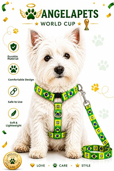 Angelapets Chest Harness and Travel Strap Set World Cup Series