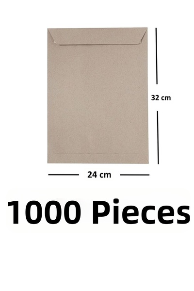 Diplomat 1000 Pieces of Silicone 90 Gr 24X32 cm Bag Envelope Kraft