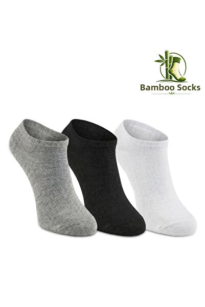 Slazenger Jester 3-Pack Women's Bamboo Black / Gray Socks