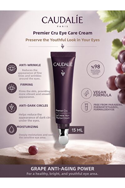 Caudalie Premier Cru Care Cream That Renews and Revitalizes the Eye Area 15ml
