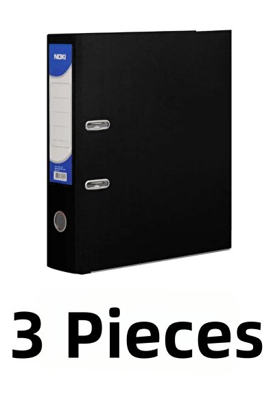 Noki 3 Pieces A4 Wide Plastic Folders