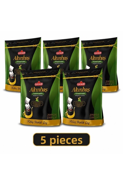 Çaykur Altınbaş Bergamot Tea Bags 200 Pieces 1kg X5 Pieces