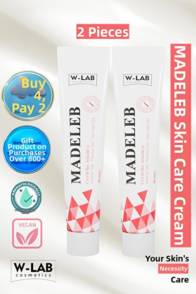 W-Lab Cosmetics مجموعة كريم العناية بالبشرة من ماديليب مكونة من قطعتين
