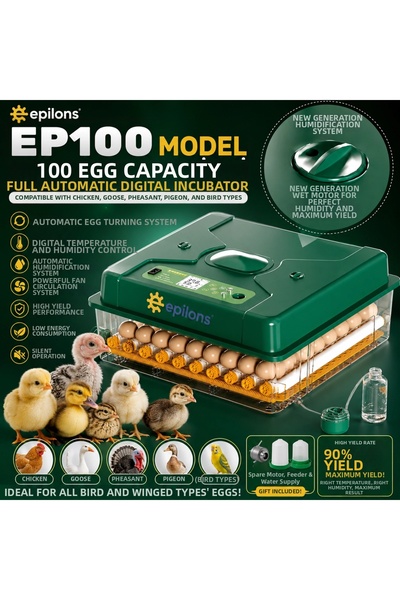 Epilons Ep100 Incubator New Generation Waterer with Top Ventilation System fo...