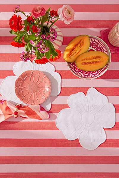 TRENDYOLMİLLA HOME 2er-Pack amerikanische Servierdeckel mit Blumenstickerei, ...