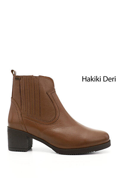 GÖNDERİ(R) Γυναικείες/Κοριτσίστικες μπότες από γνήσιο δέρμα με χοντρό τακούνι...